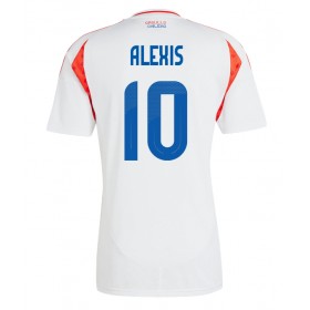 Chile Alexis Sanchez #10 Borte skjorte Copa America 2024 Kortermet